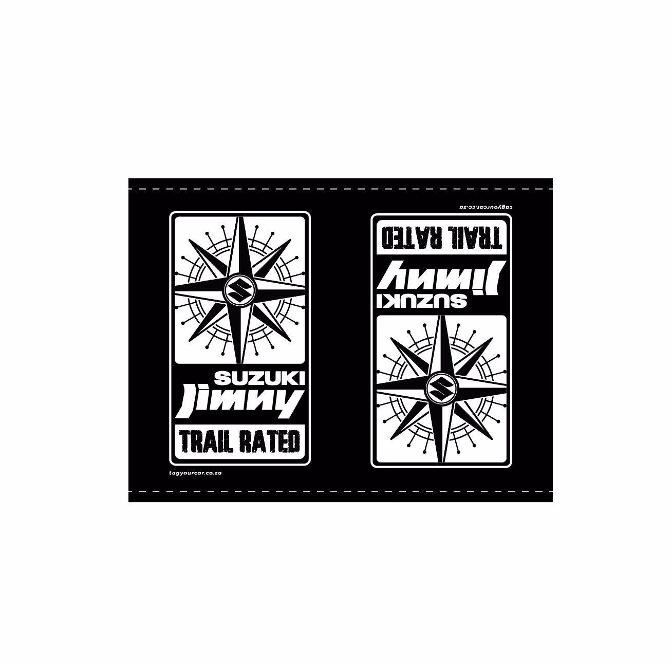 Tag your car - Jimny Trail rated flat