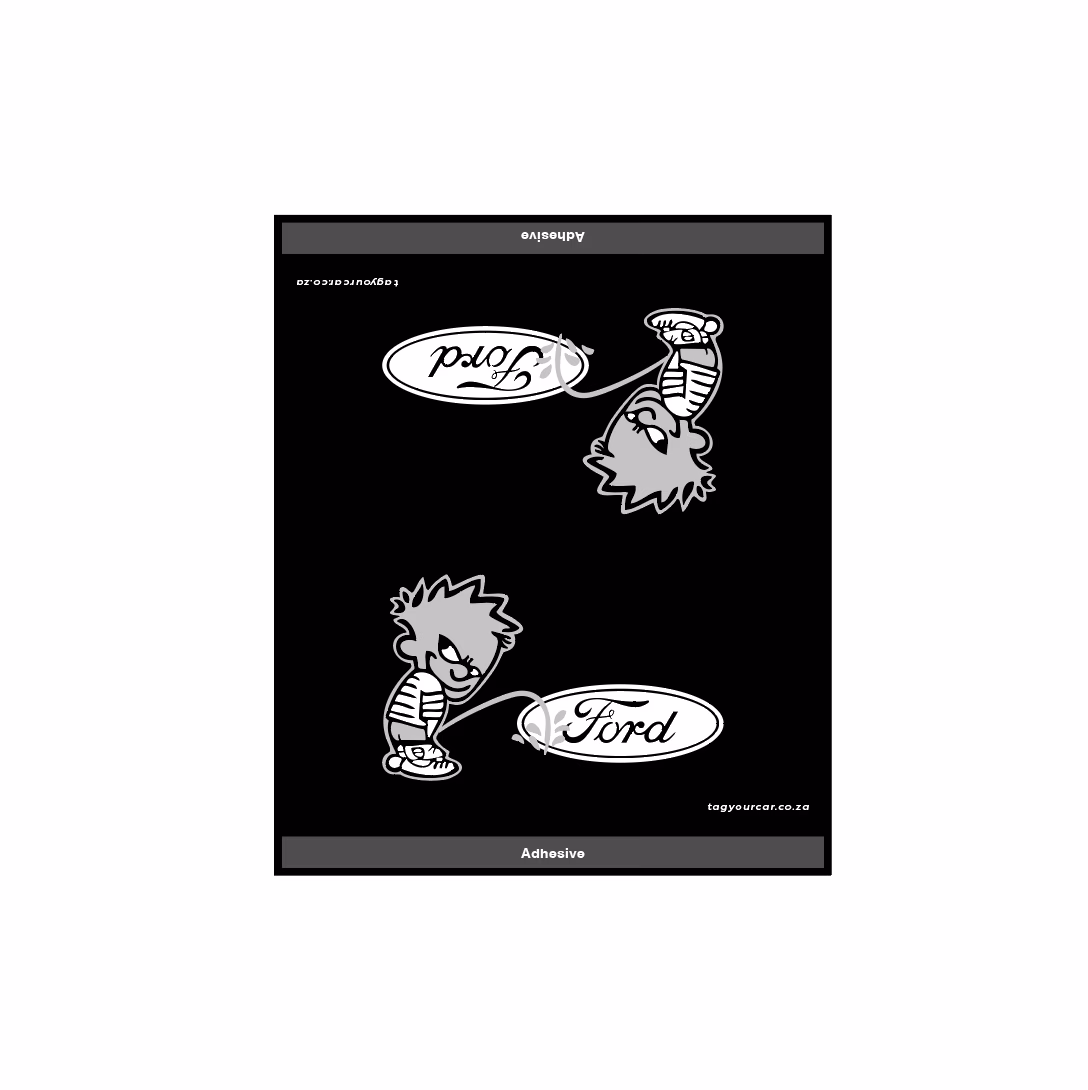 Tag Your Car - Pissboy black