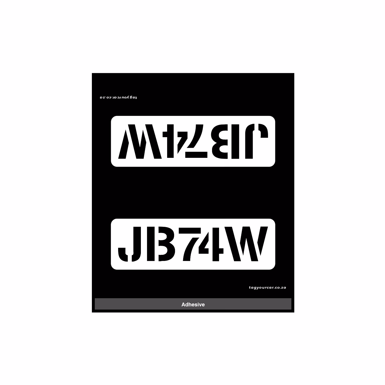 Tag Your car - JB74W black flat