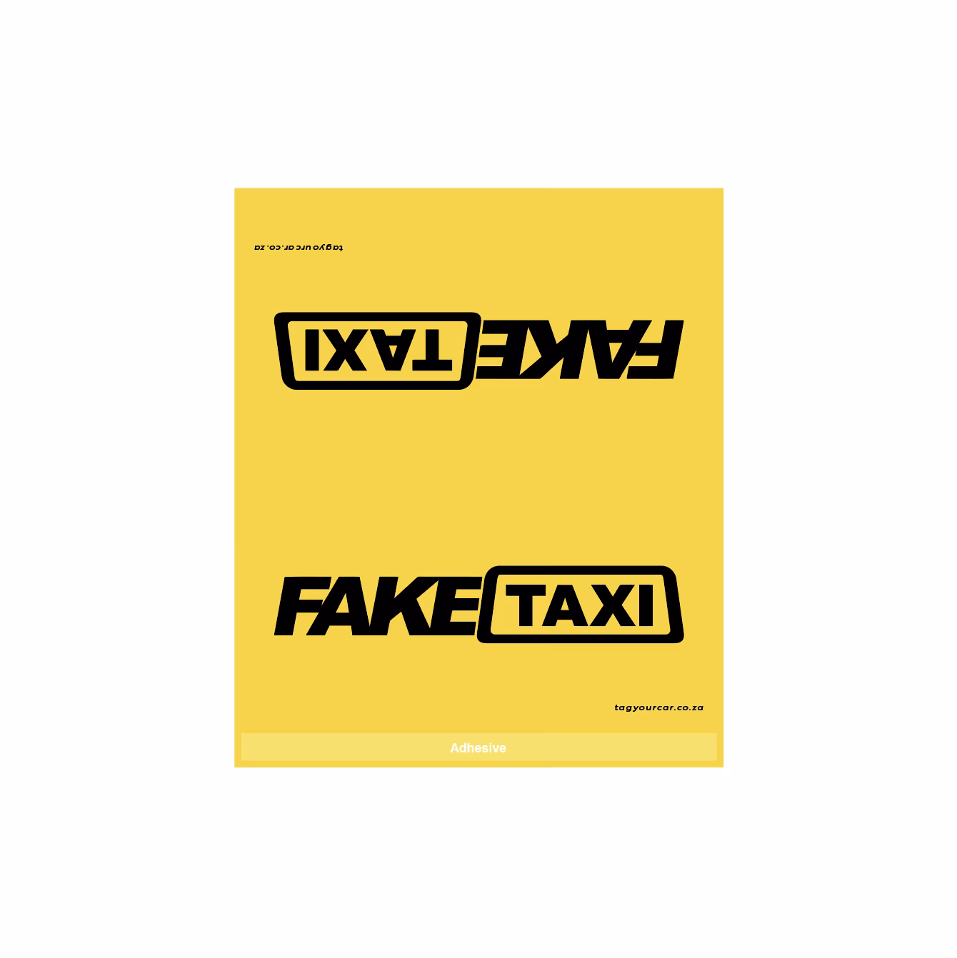 Tag your car - fake taxi