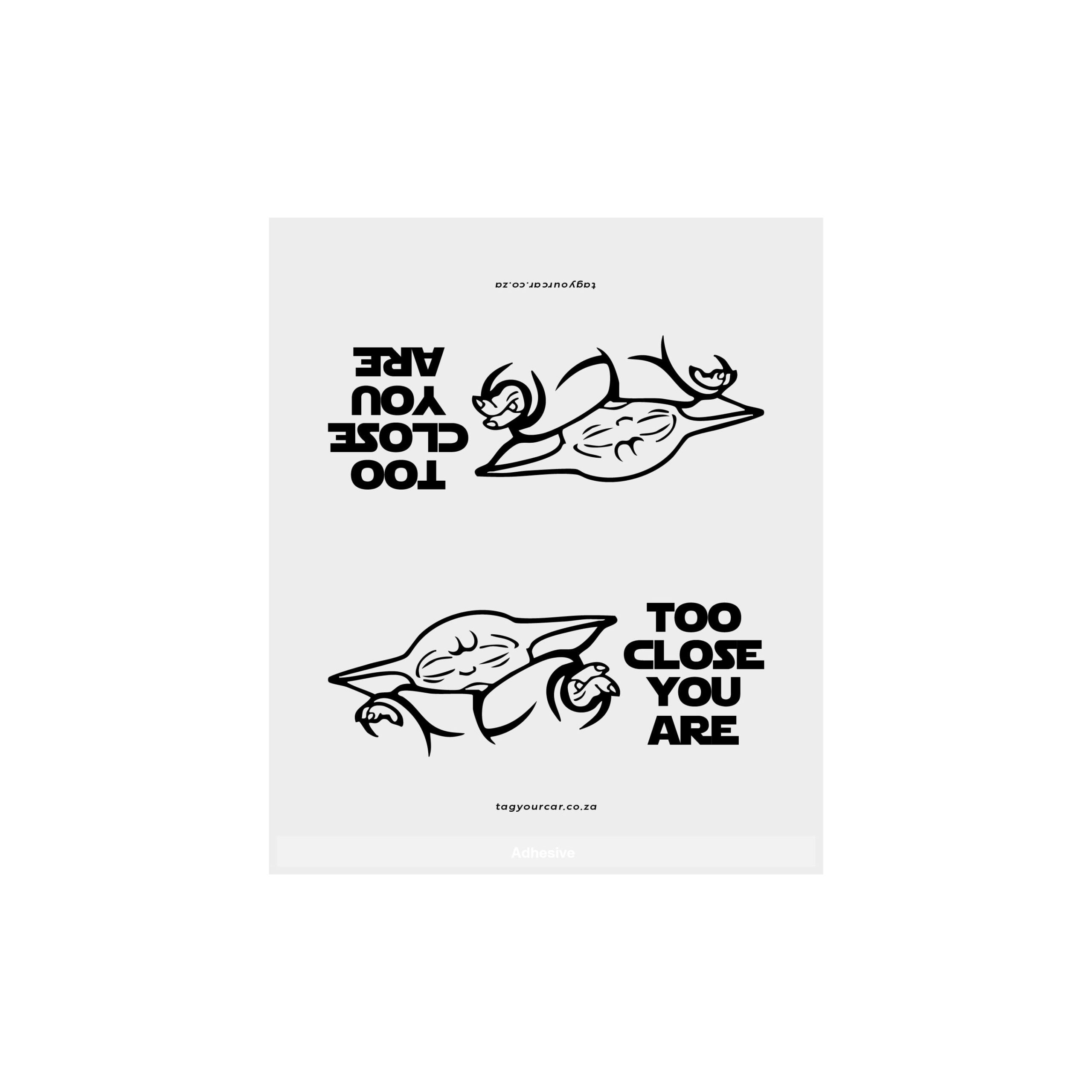 Tag Your Car-GROGU-WHITE