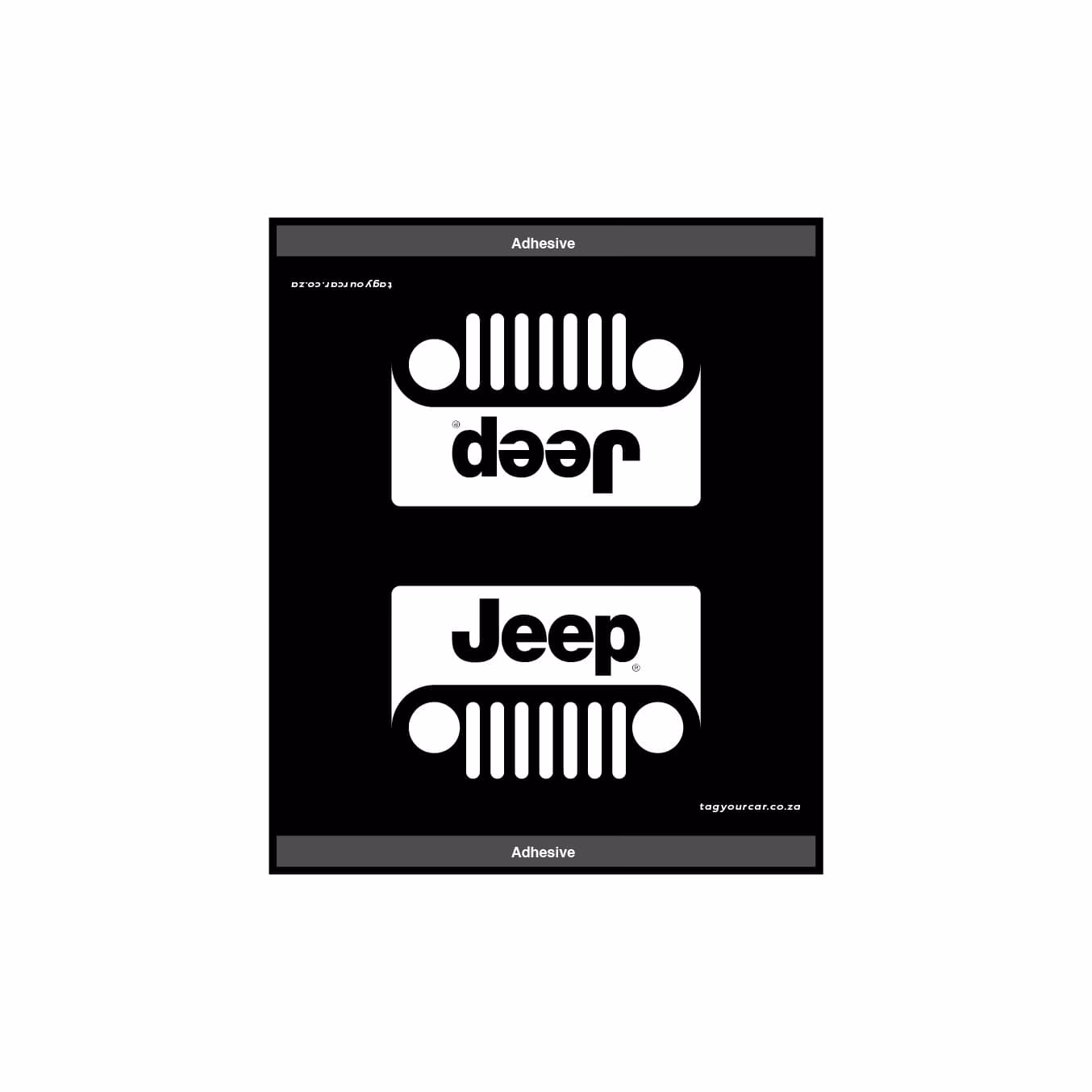 Tag Your Car - Jeep - Jeep - Black