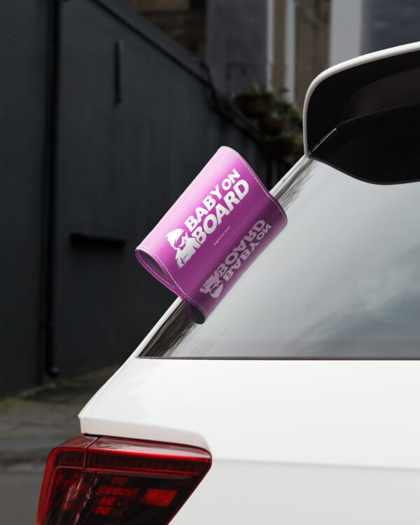 Car Tag Baby on Board Tag Your Car BG