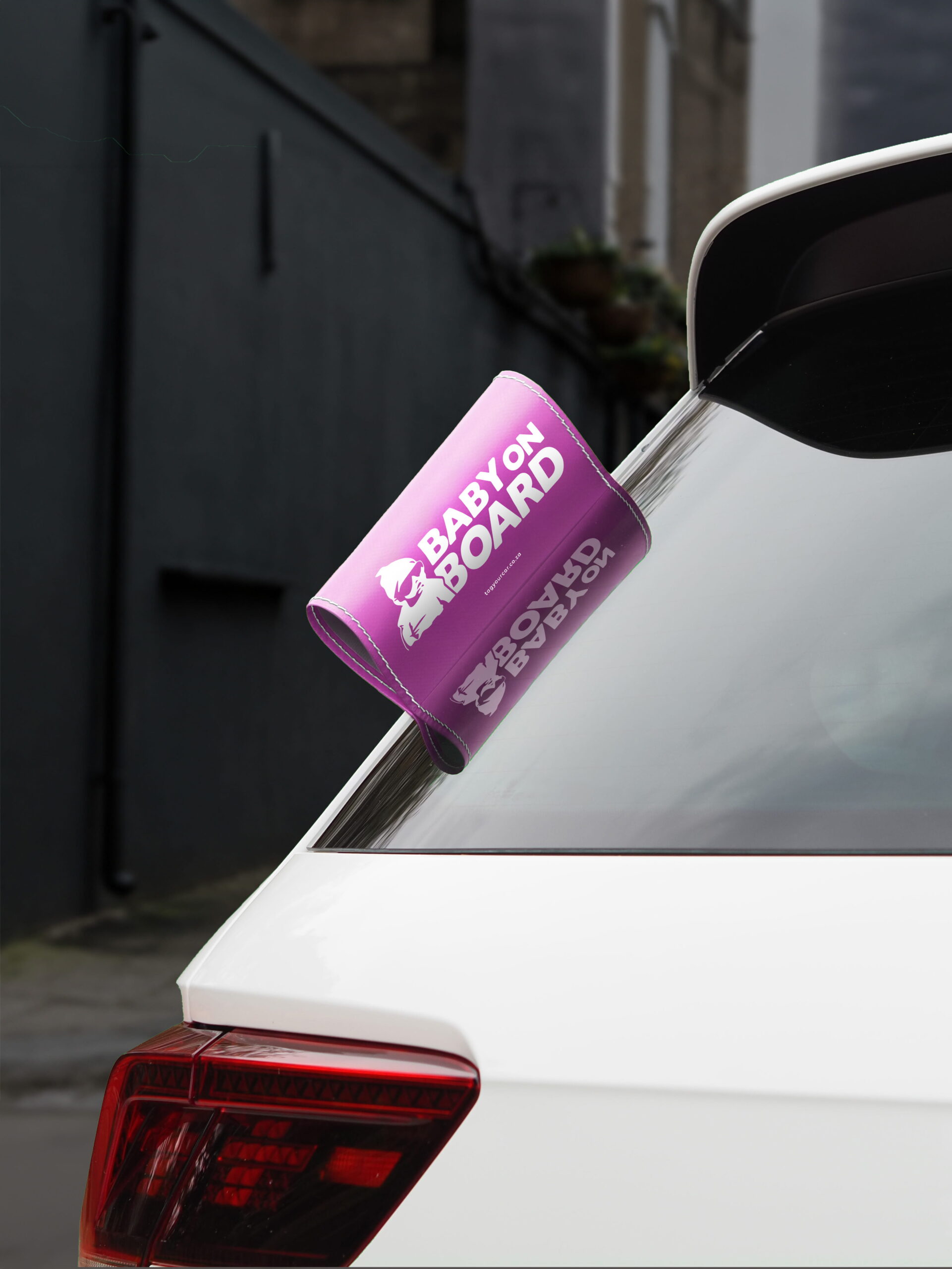 Car Tag Baby on Board Tag Your Car BG