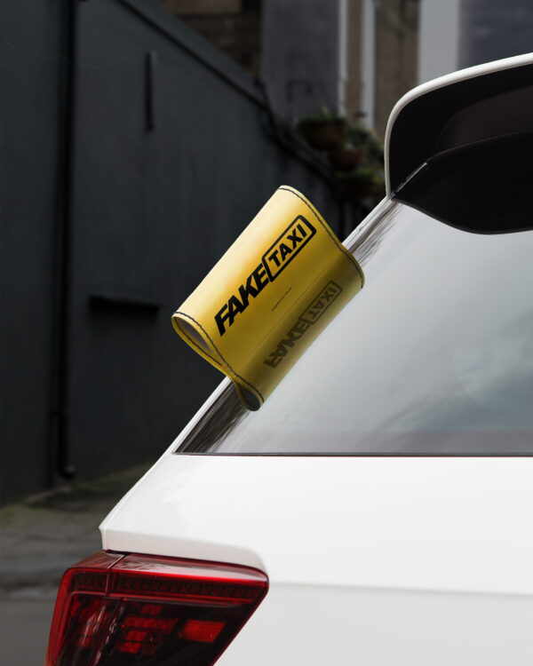 Car Tags Fake Taxi Tag Your Car BG