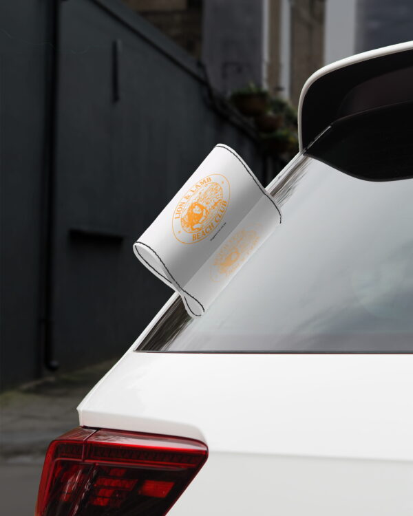 Car Tags Lion and Lamb Tag Your Car BG