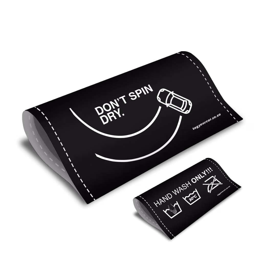 car tag - Tag Your Car - Dont Spin Dry - Car