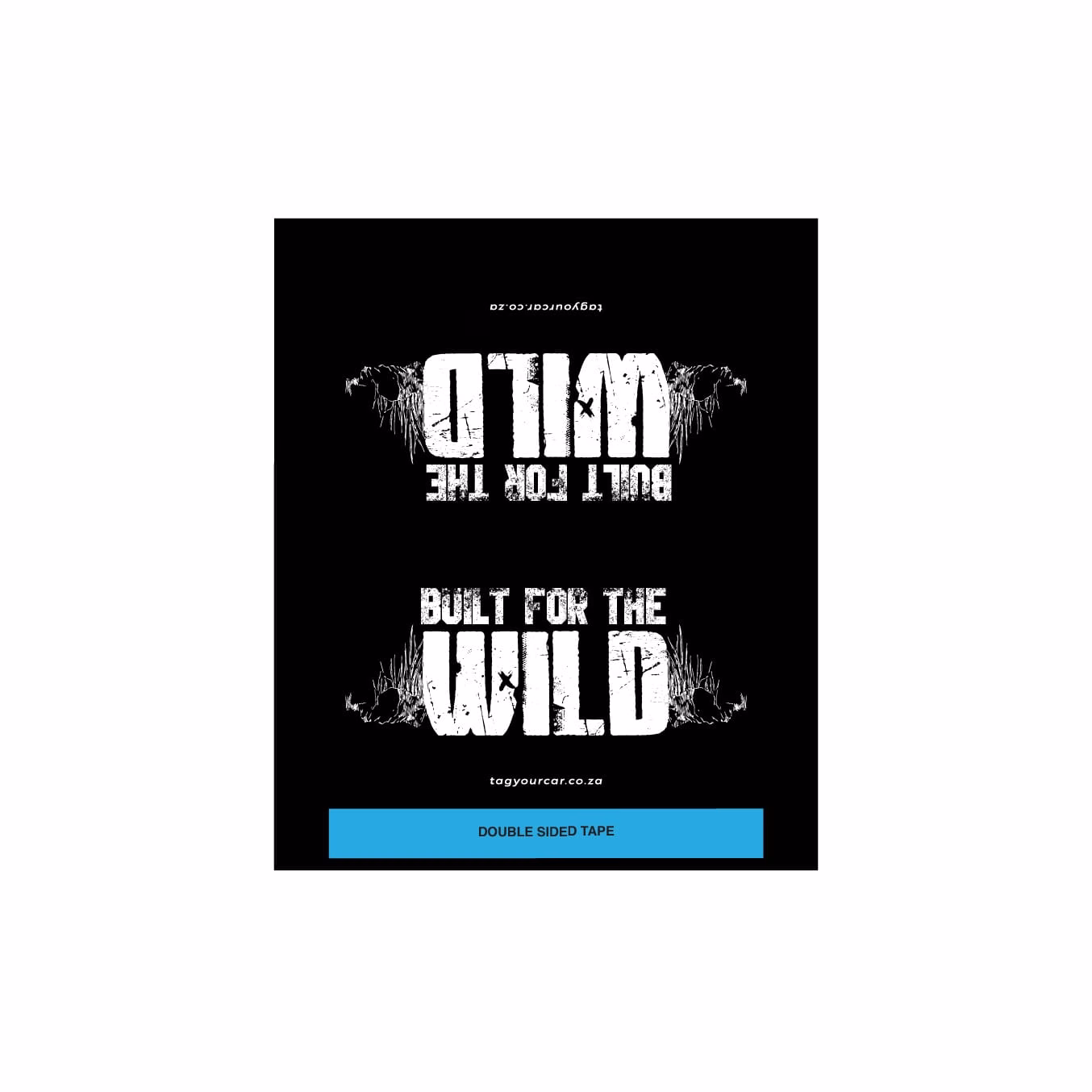 Tag Your Car - Built for the Wild - Black