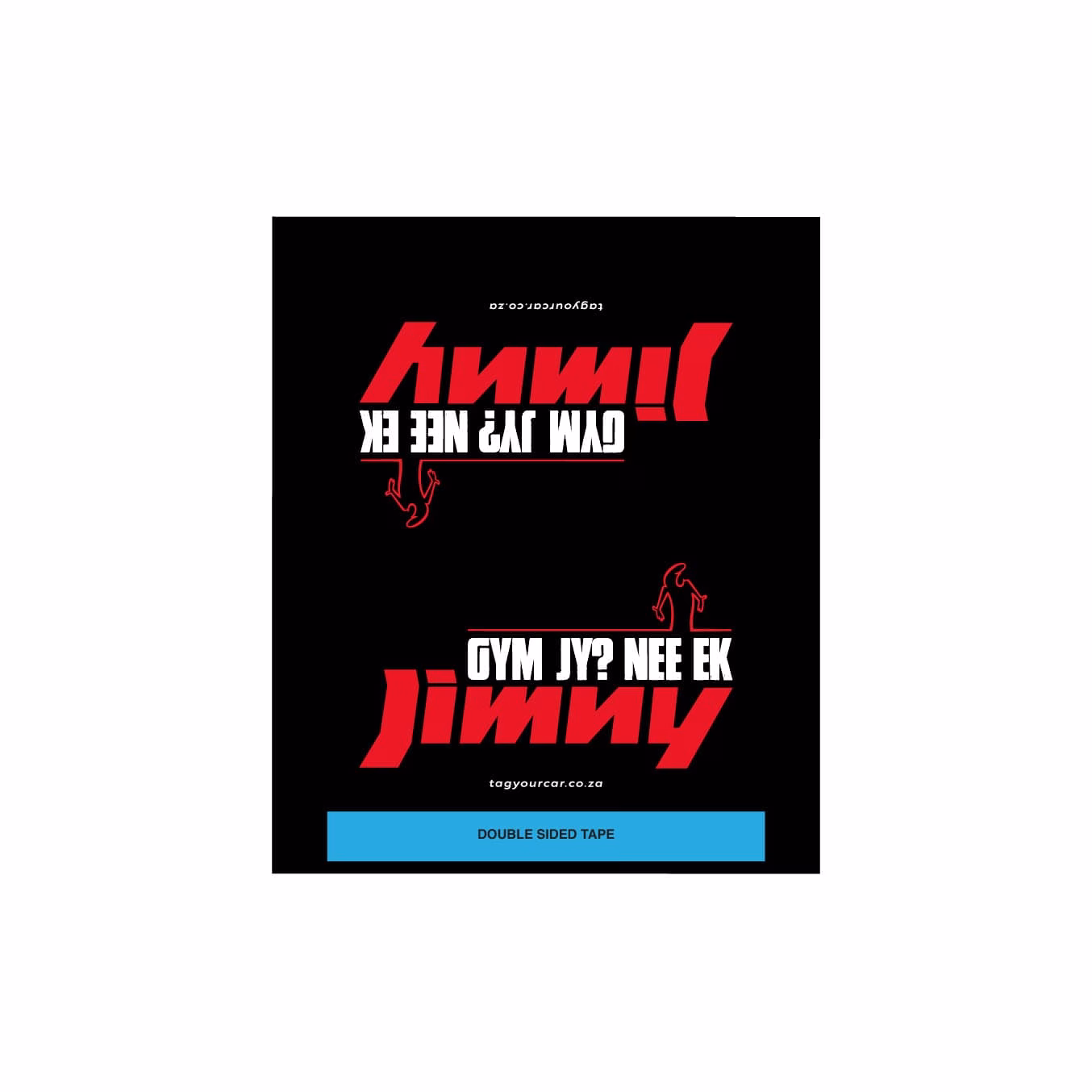 Tag Your Car - Gym Jy? Line Edition - Black