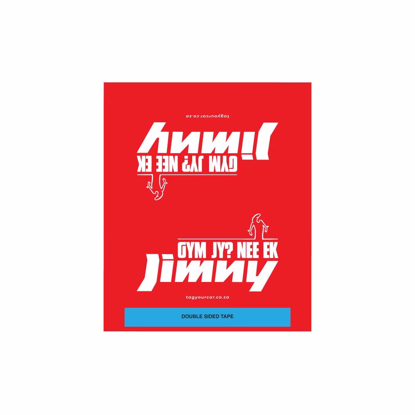 Tag Your Car - Gym Jy? Line Edition - Red