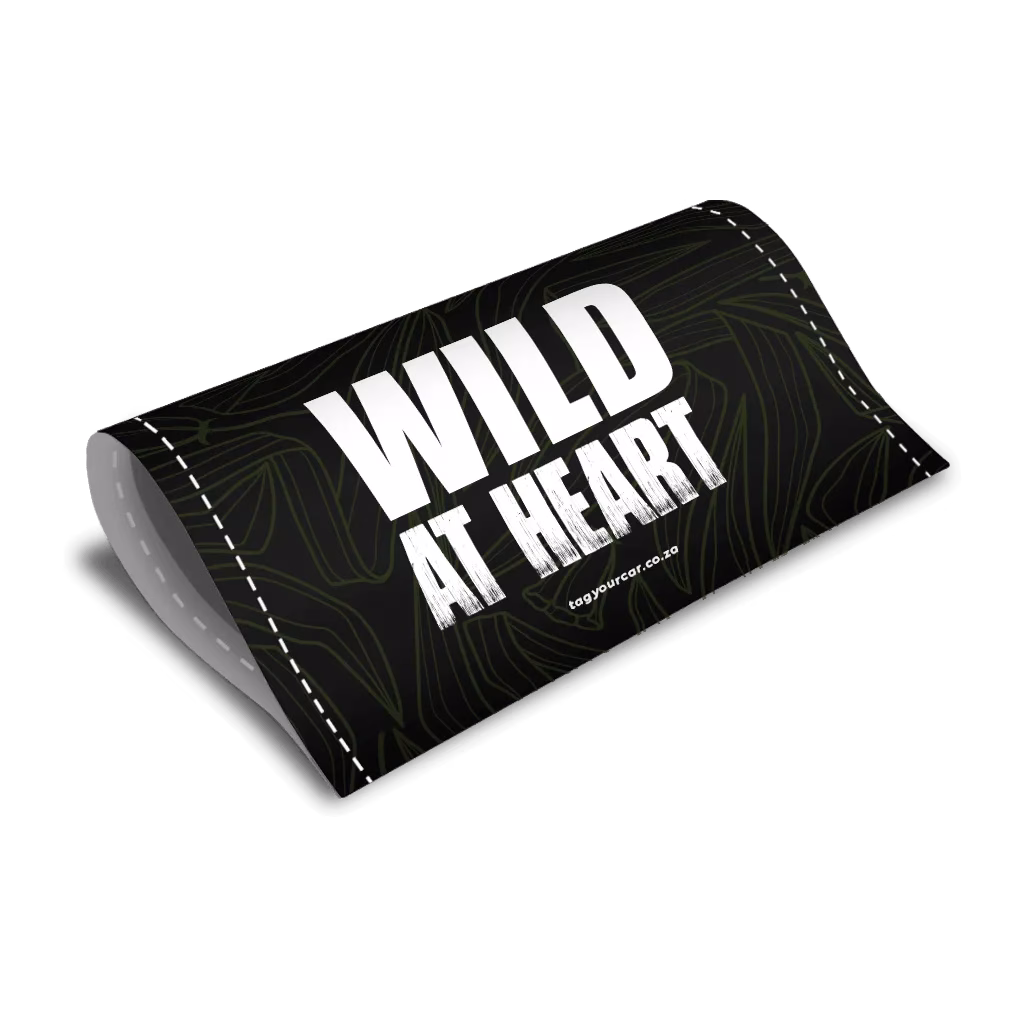car tag - Tag Your Car - Wild at Heart