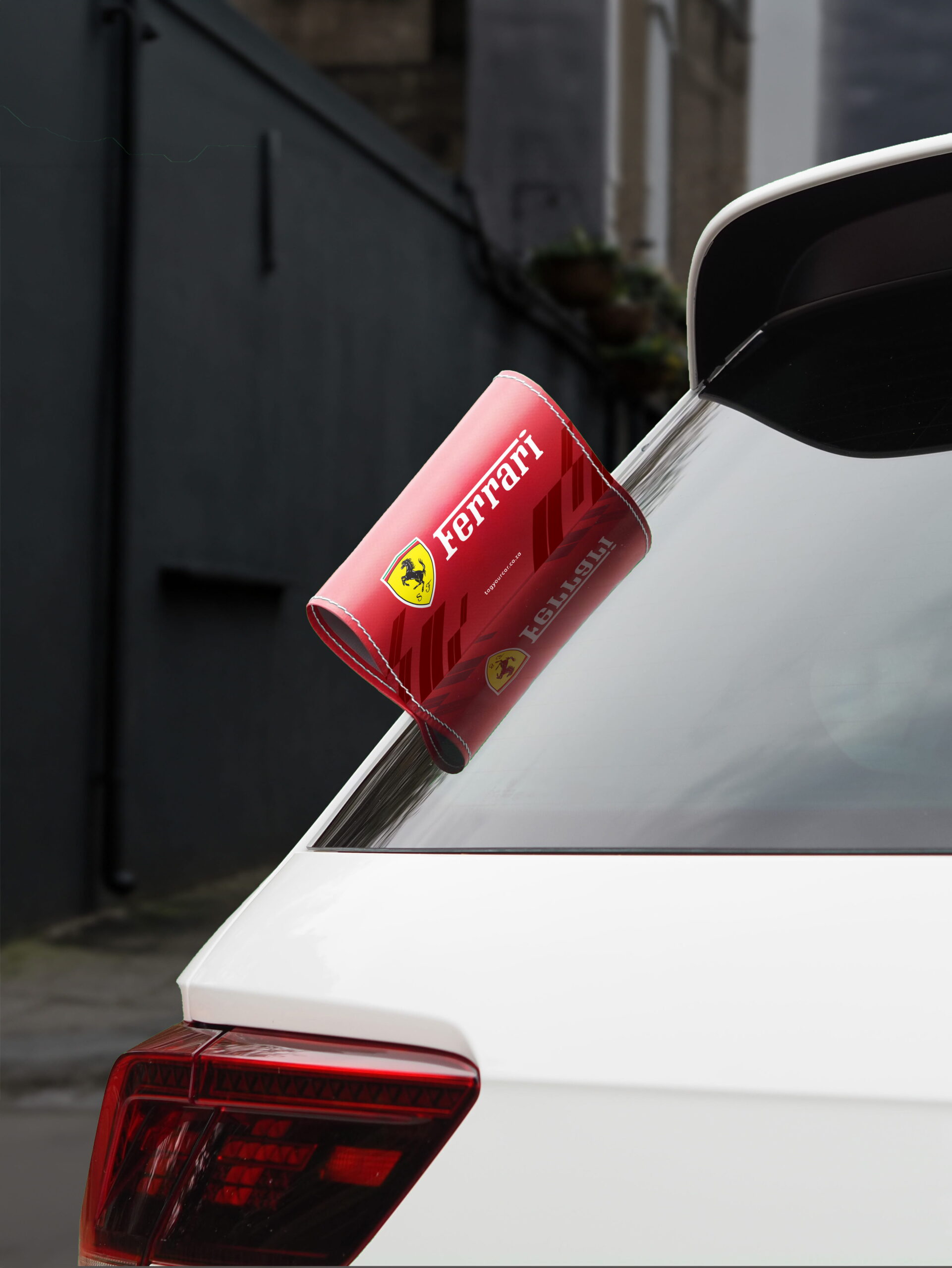 Car Tags Ferrari F1 Team Tag Your Car BG