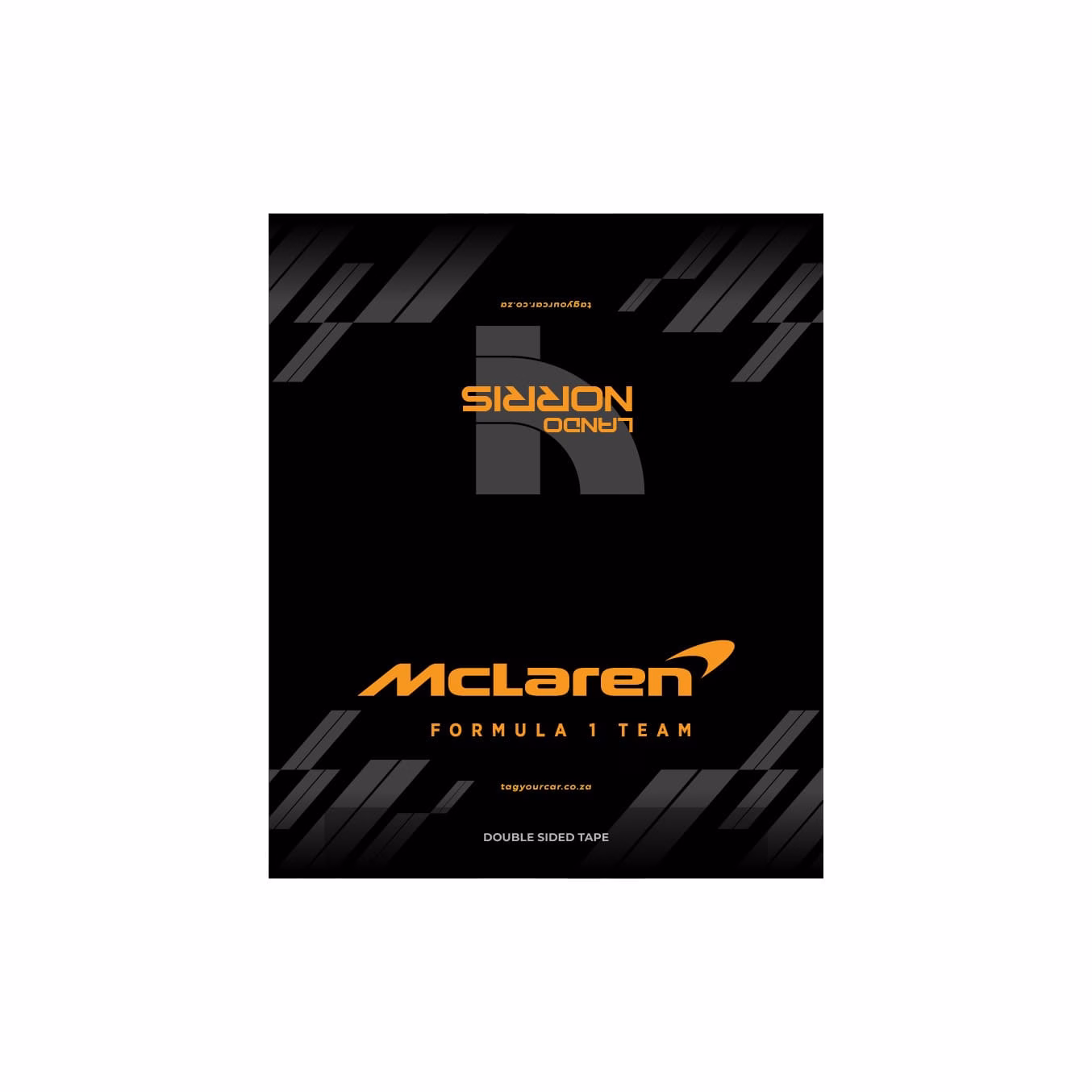 Tag your car - Mclaren F1 team Lando Norris black flat tag