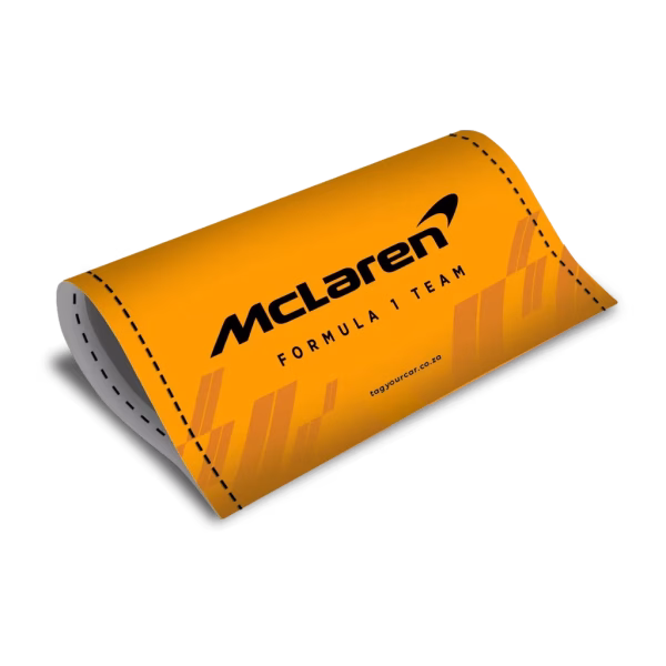 car tag - Tag Your Car - F1 - McLaren Racing - Orange