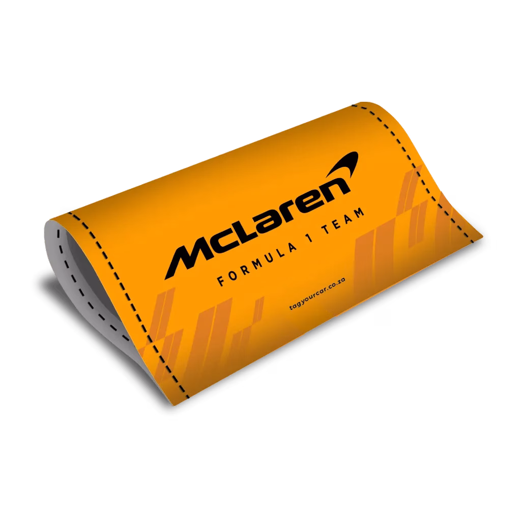 car tag - Tag Your Car - F1 - McLaren Racing - Orange