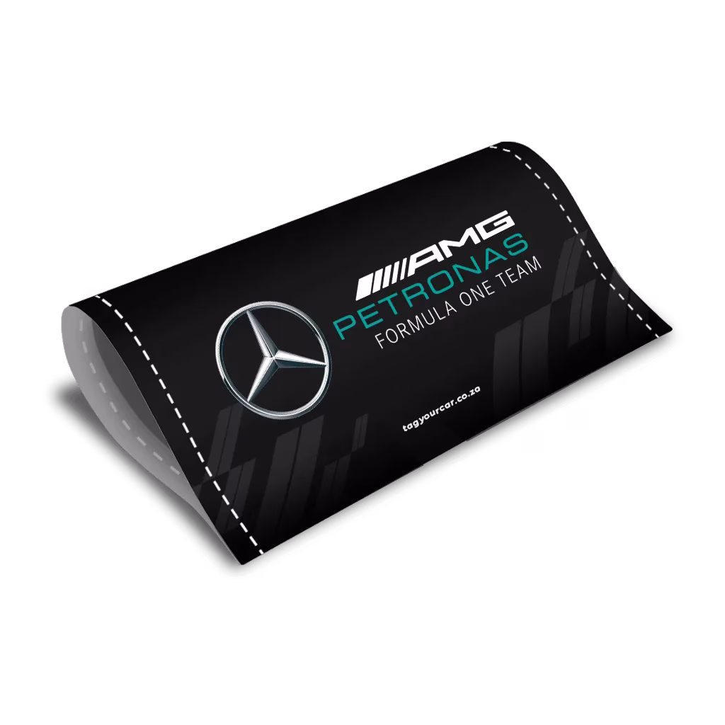 car tag - Tag Your Car - F1 - Mercedes Racing - Black