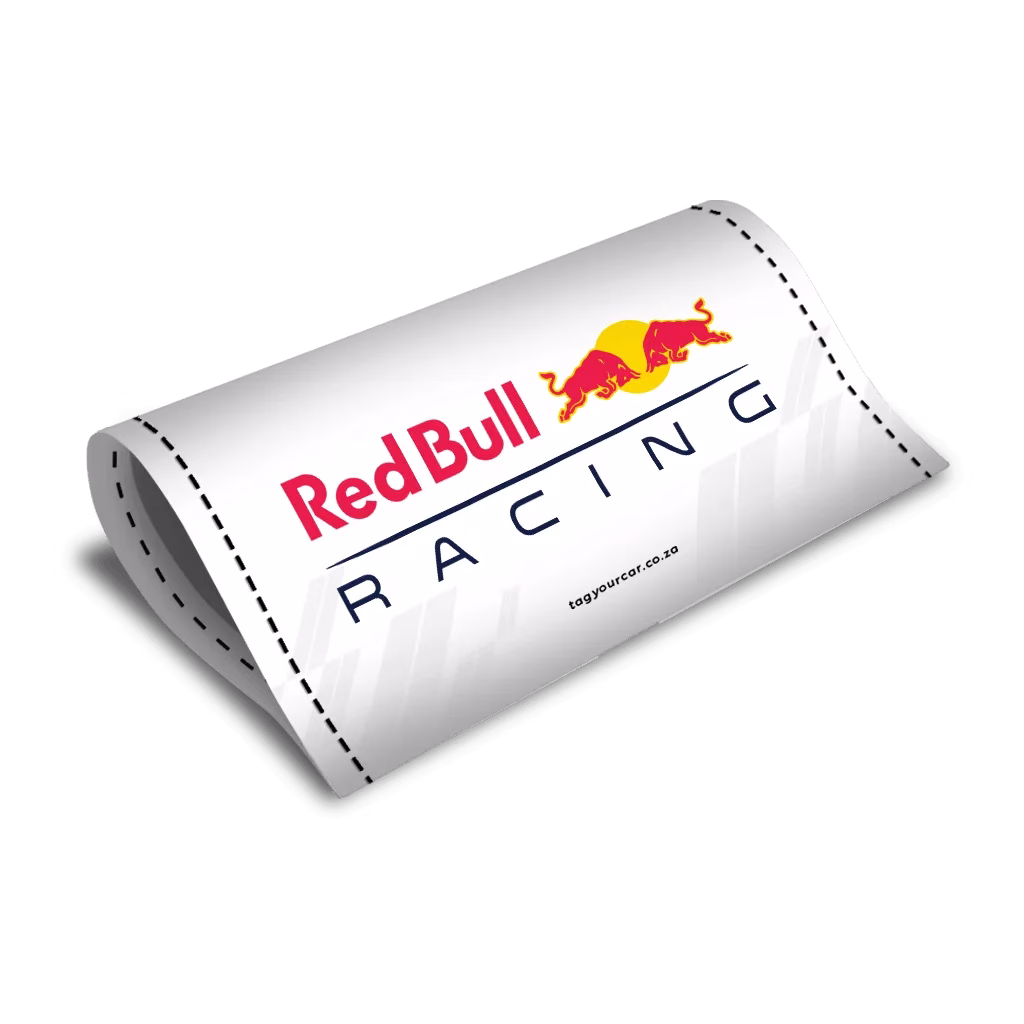 car tag - Tag Your Car - F1 - Redbull Racing - White