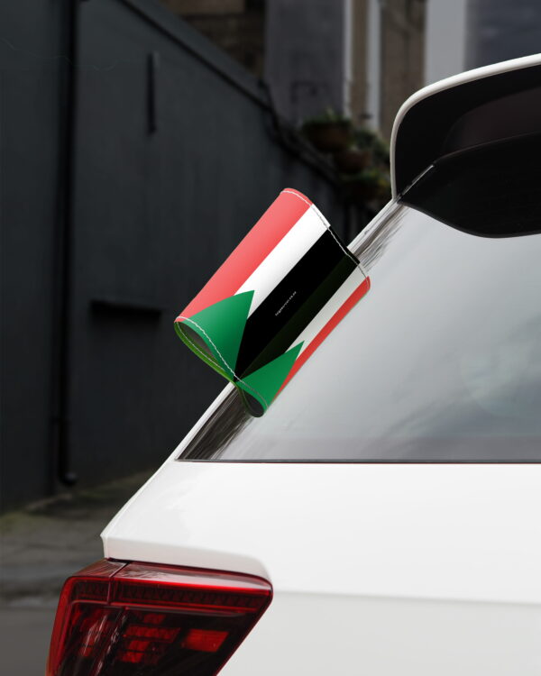 Car Tags Sudan Flag Tag Your Car BG