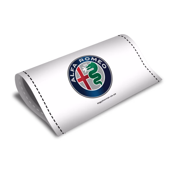 Tag Your Car - Alfa Romeo Round Logo - car tag