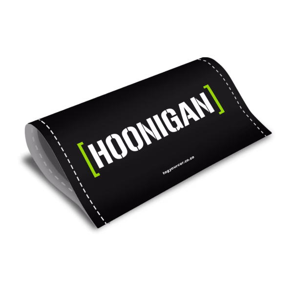 Tag Your Car - Hoonigan - car tag
