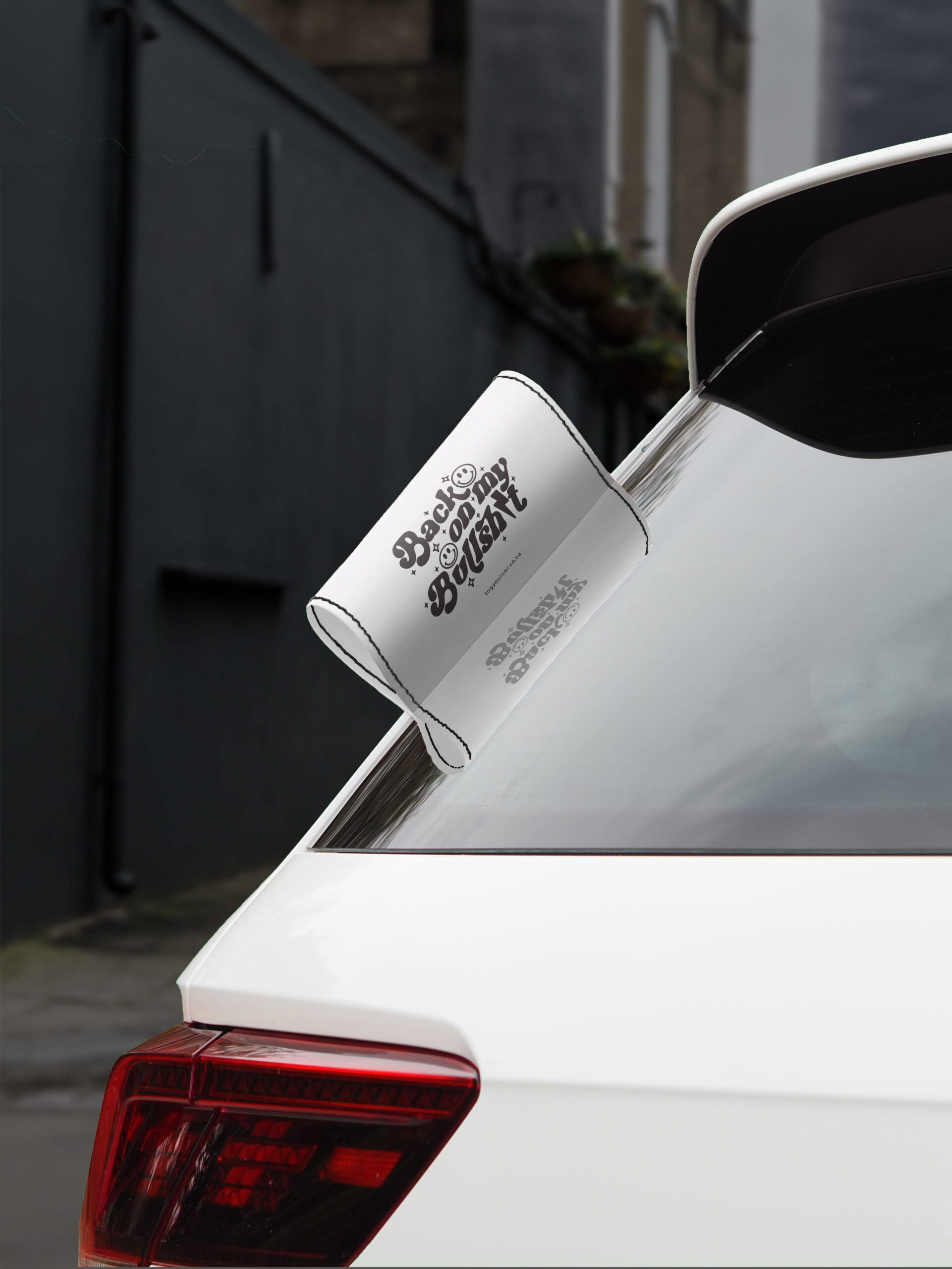 Car Tags Back on my Bullshit Tag Your Car BG