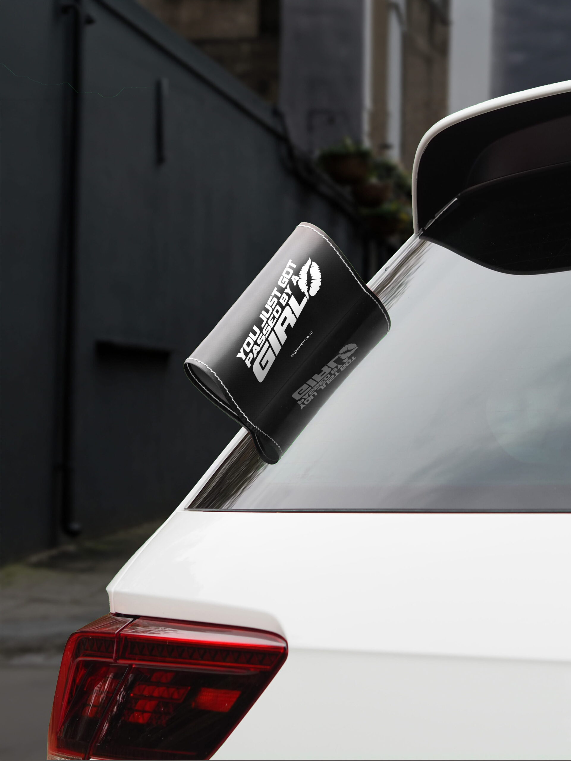 Car Tags Passed by a Girl Tag Your Car BG