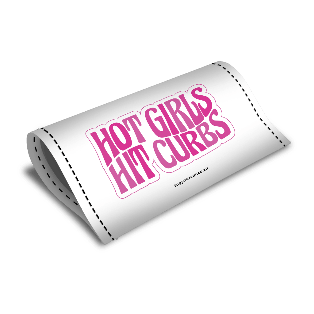 Tag Your Car - Hot Girls Hit Curbs - car tag