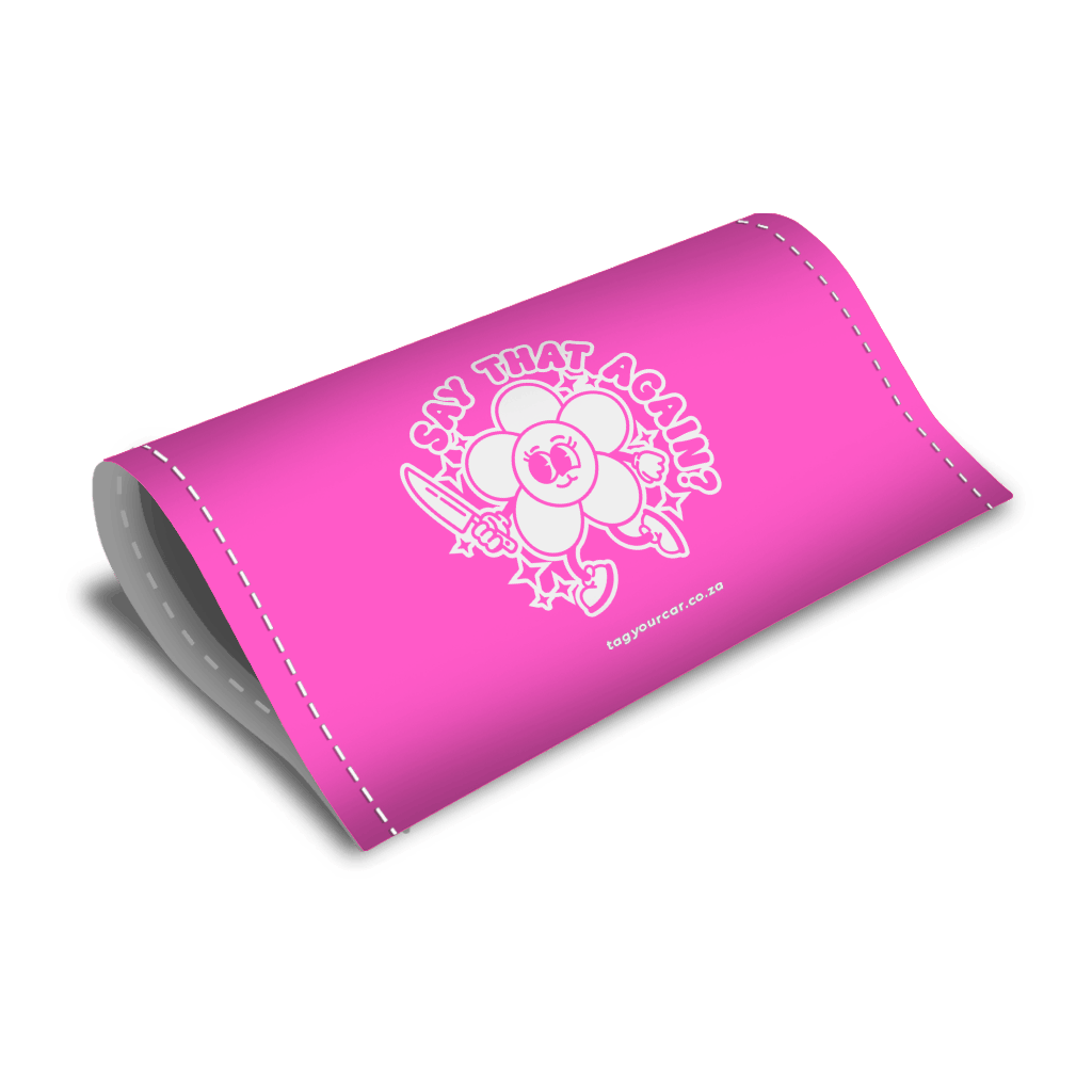 Tag Your Car - Murder Flower - car tag