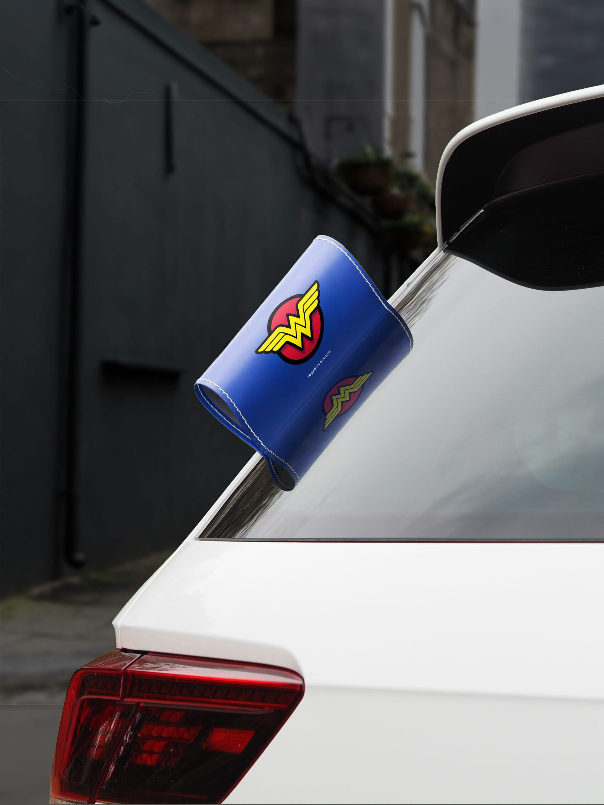 Car Tags Wonder Woman Tag Your Car BG