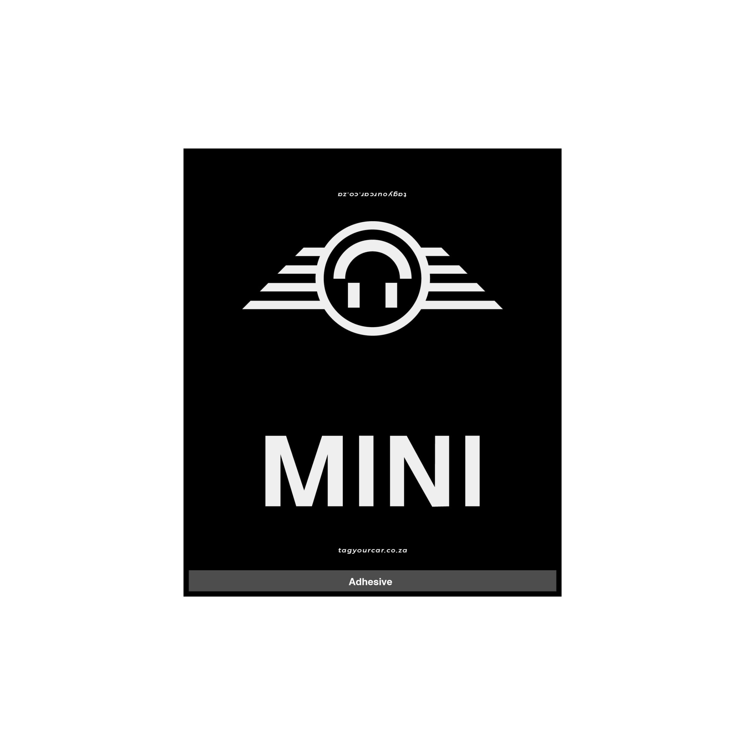 Tag Your Car - Mini Cooper Smile Edition - Black - car tag